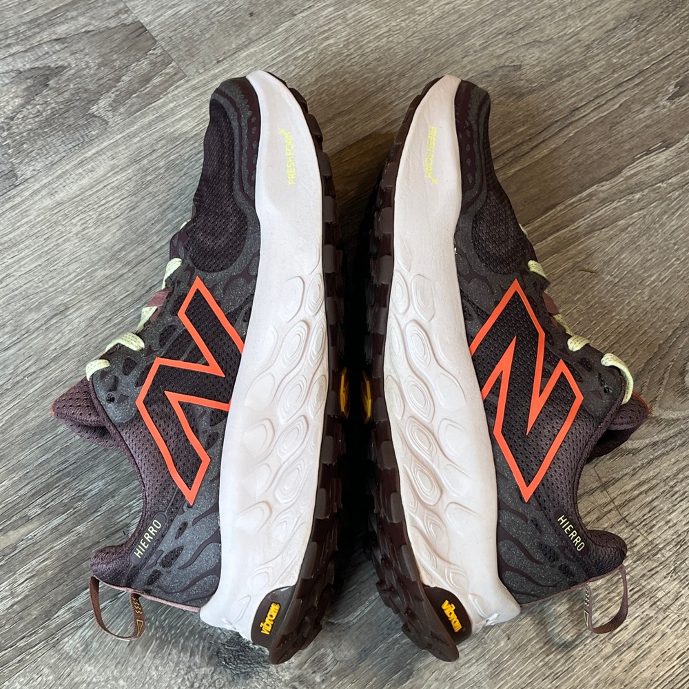 New Balance Fresh Foam X Hierro v8 Trail Shoes Purple WTHIERP8 Womens 8.5 Wide